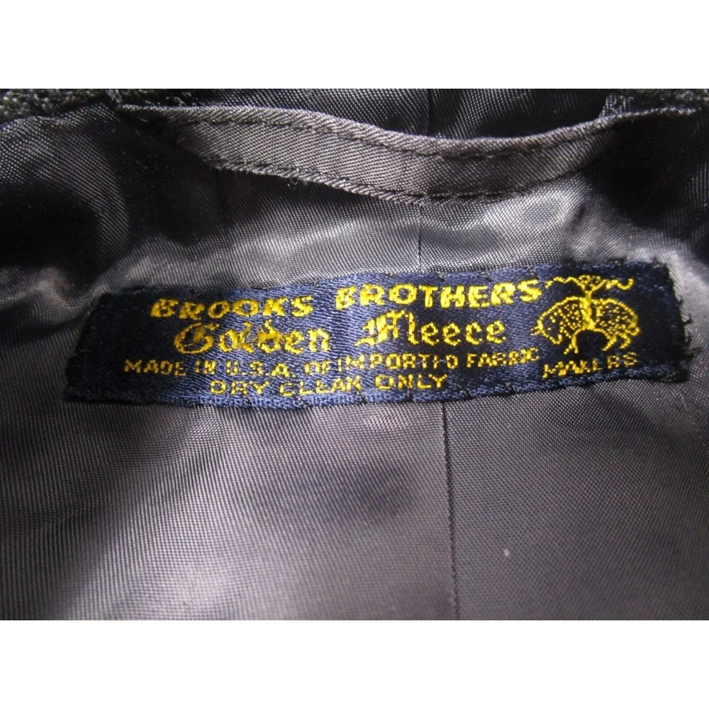 Brooks Brothers Blazer Mens 38R Gray Golden Fleece Wool Made‎ In USA